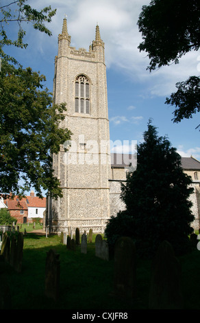 St Marys church Bungay Suffolk England UK Stock Photo