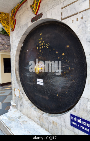 Gong of the Temple Wat Phra That Doi Suthep in Chiang Mai Stock Photo