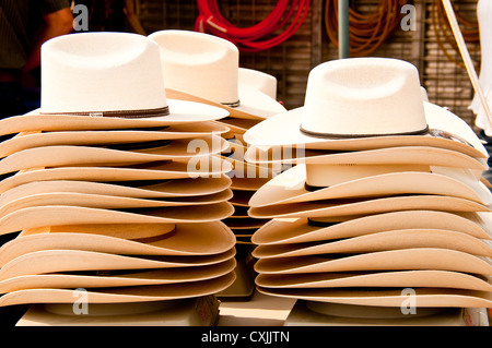 Cowboy Hats for sale at Rodeo, Bruneau, Idaho, USA Stock Photo