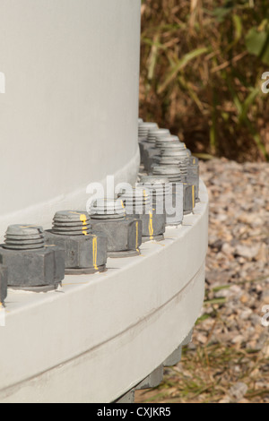 wind turbine bolts Stock Photo