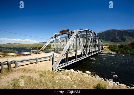 Three Dollar Bridge on the Madison River in Montana Stock Photo - Alamy