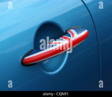 British flag design car door handles. Stock Photo