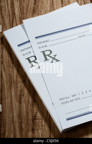 Prescription Pad, Birmingham, Alabama, USA Stock Photo