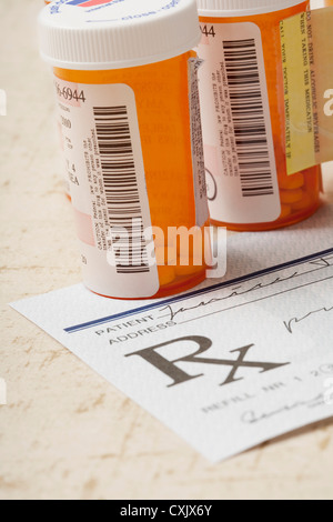 Prescription and Medication, Birmingham, Alabama, USA Stock Photo