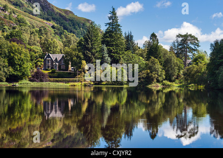 Loch Ard lakeside, Scotland Stock Photo