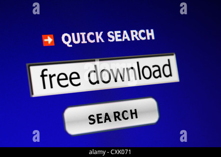 Web search concept Stock Photo