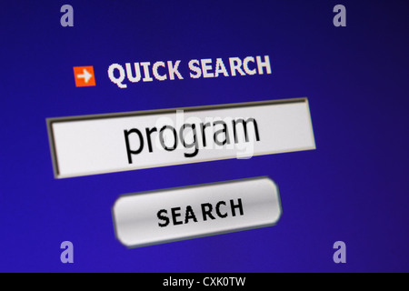 Web search concept Stock Photo