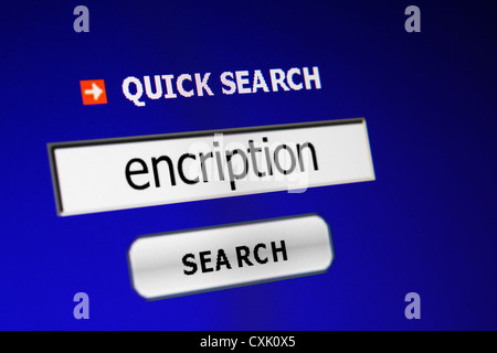 Web search concept Stock Photo