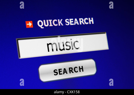 Web search concept Stock Photo