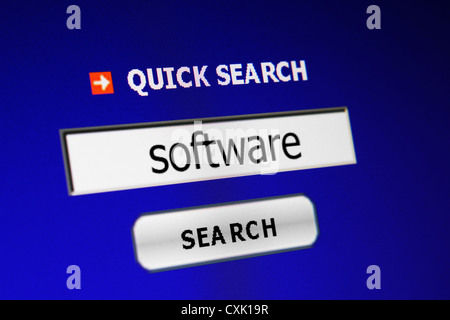 Web search concept Stock Photo