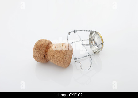 Champagne Cork Stock Photo