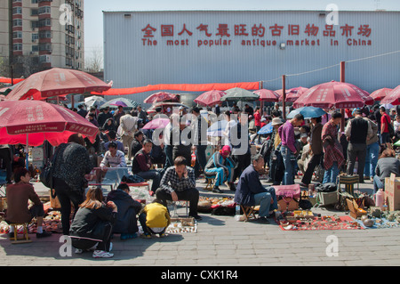 Panjiayuan antique market, Beijing Stock Photo