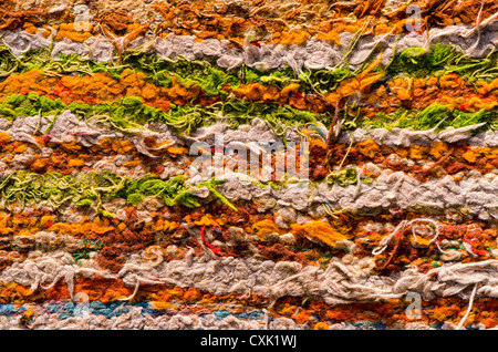 old and grunge handmade carpet background and texture Stock Photo