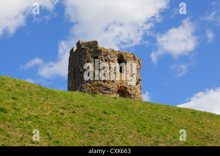 Top of Roman Lighthouse Dover Castle Kent England UK GB Stock Photo