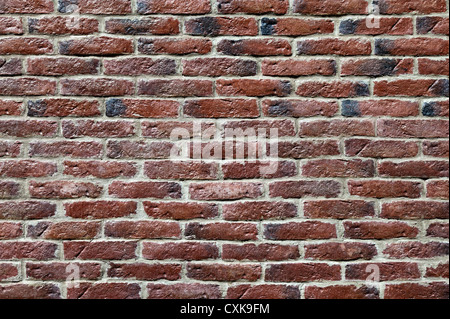 Red brick wall as background Stock Photo
