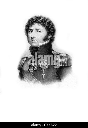 Jean-Baptiste Bernadotte 1763 - 1844 Charles XIV, Jean de Suède Stock Photo