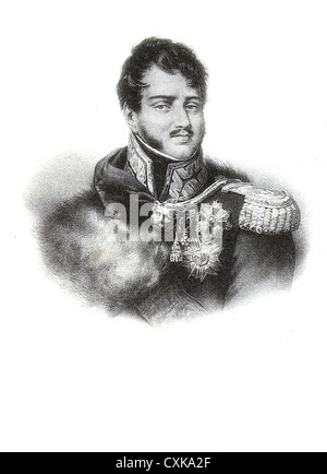 Józef Antoni Poniatowski 1763 - 1813 Prince de Pologne, Maréchal d'Empire Stock Photo