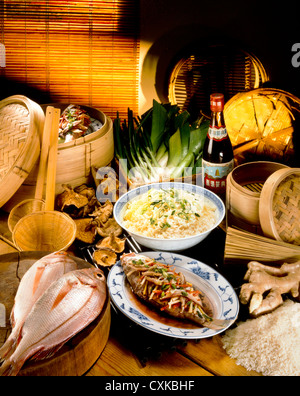 CHINESE FOODS Stock Photo