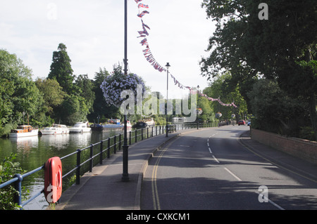 River Thames near Boulter's Lock Maidenhead Stock Photo