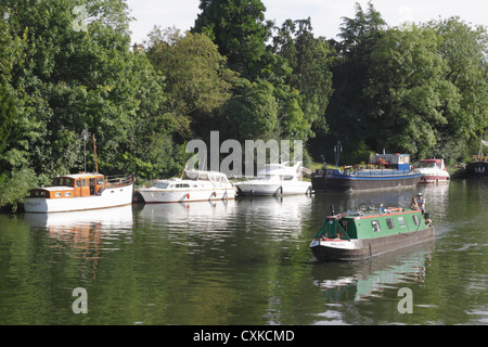 River Thames near Boulter's Lock Maidenhead Stock Photo