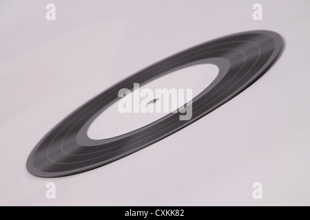 Seven inch vinyl record. Stock Photo