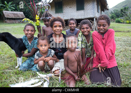 PAPUA NEW GUINEA PNG Children Sepik children wearing body paint and ...