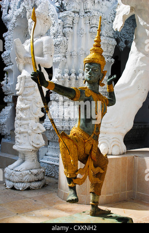 Buddha Shiva with bow and arrow Stock Photo