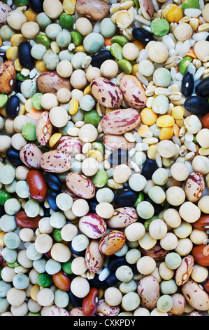 Bean and Rive Soup Mix Stock Photo