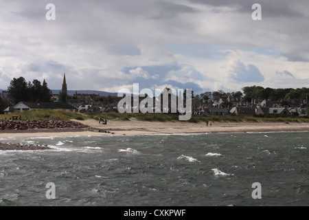 Nairn waterfront Scotland  September 2012 Stock Photo