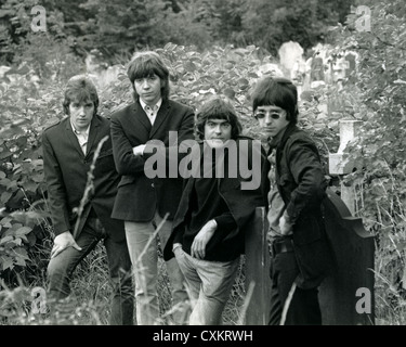 THE CREATION UK pop group in 1967 from l: Dave Preston, Bob Garner, Kenny Pickett, Eddie Phillips Stock Photo