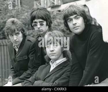 THE CREATION UK pop group in 1967 from l: Dave Preston, Eddie Phillips, Bob Garner, Kenny Pickett Stock Photo