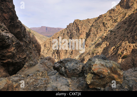 Path, Ourika Valley, Atlas Mountains, Morocco Stock Photo