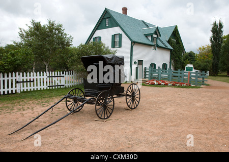 Green Gables, the house featured in Anne of Green Gables books by L. M. Montgomery in Cavendish, Prince Edward Island Stock Photo