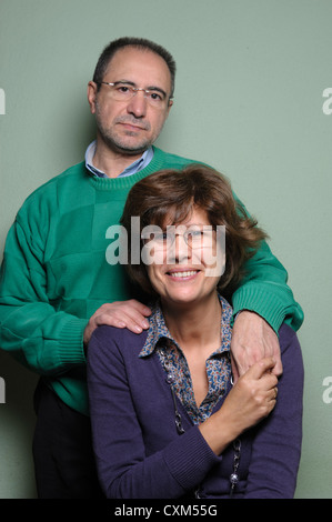 Portrait of middle aged married couple Stock Photo