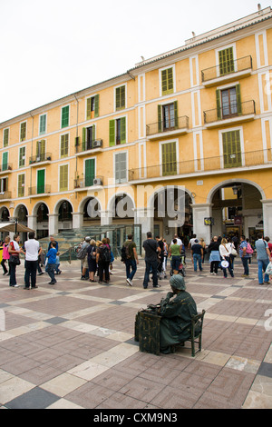 Palma is the main city on the island of Mallorca Stock Photo