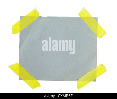 slice of paper isolated on white background Stock Photo