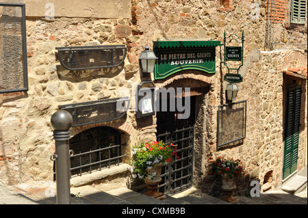 Piazza Giusti Montecatini Alto Tuscany Italy Stock Photo