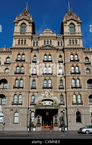 Grand Victorian Era Gem | The Hotel Windsor | Melbourne Stock Photo