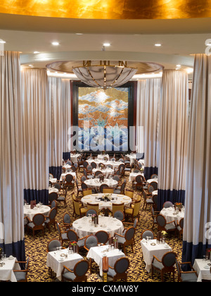 Formal Dining Room on Radiance of the Seas Cruise Ship Stock Photo