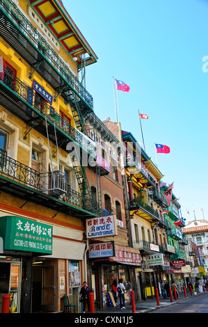 Chinatown - Waverly Place, San Francisco Stock Photo