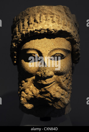 Ancient Art. Mediterranean. Priest or King. Votive. Ny Carlsberg Glyptotek. Denmark. Stock Photo