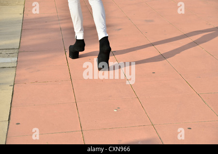 Fans of Lady Gaga before the show in Barcelona. 12/10/06 Stock Photo