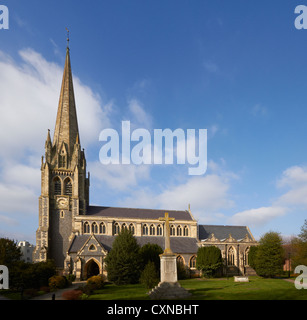 A church in Dorking, Surrey. St Martin's Church Stock Photo