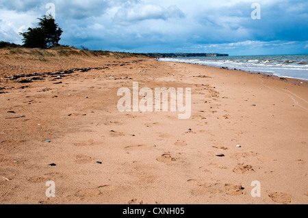 Omaha Beach, Normandy, France Stock Photo