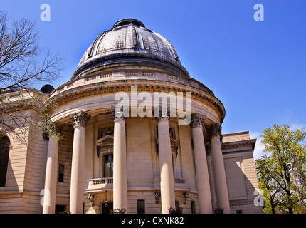 Yale University Woolsey Hall School of Music Building Dome Ornate Victorian Towers New Haven Connecticut Stock Photo