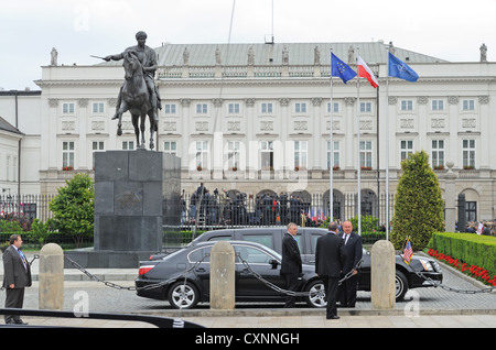 US President Barack Obama visit to Poland. Stock Photo