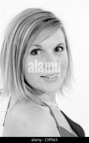 Sexy busty topless woman Stock Photo - Alamy