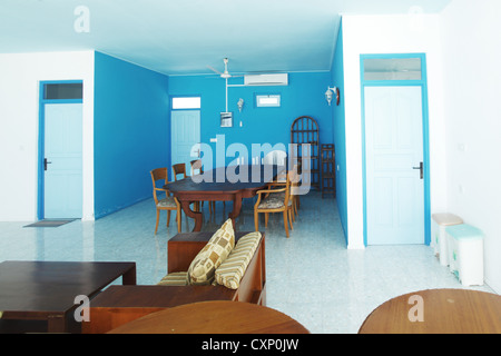 tropical hotel interior Stock Photo