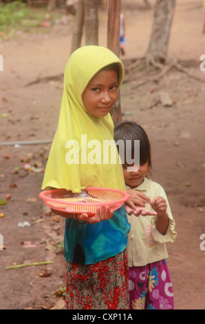 Cham people, living in Vietnam, Cambodia and China. Stock Photo