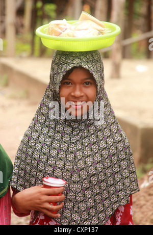 Cham people, living in Vietnam, Cambodia and China. Stock Photo